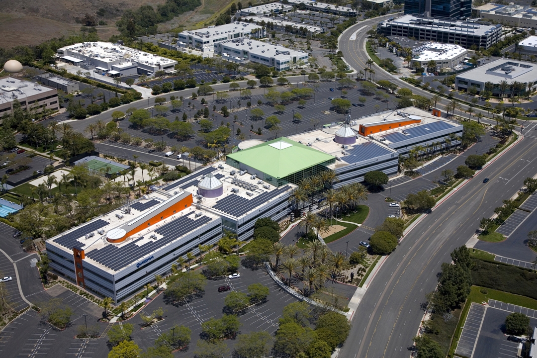 Aerial view of the San Diego Design Center