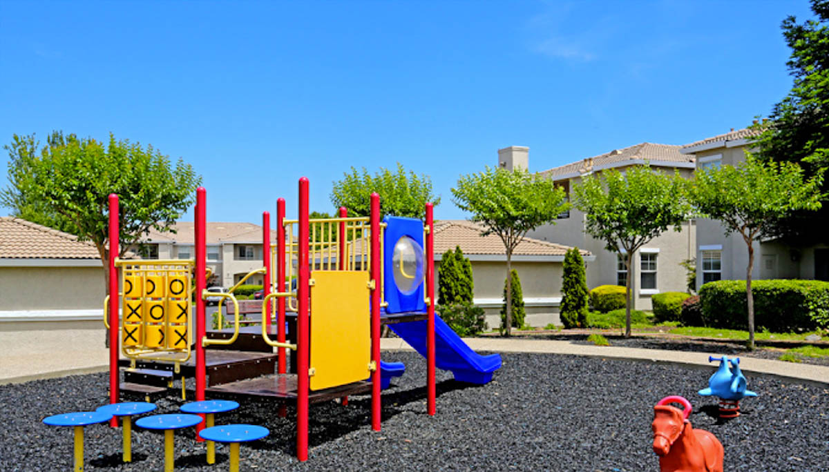 Playground area at the Terraces at Highland development